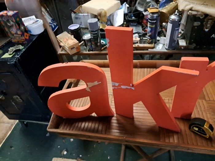 Large Wooden Letters