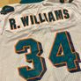 Vintage Miami Dolphins NFL Reebok Mens Medium Jersey #34 R.Williams Image 6
