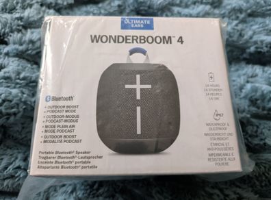 New Ultimate Ears Wonderboom 4 Bluetooth Speaker