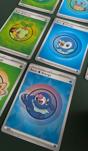 Pokemon Series 1 First Partner Stickers Energy Cards