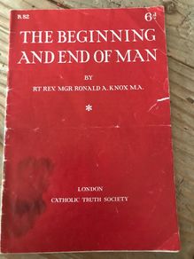 The begining and the End of Man