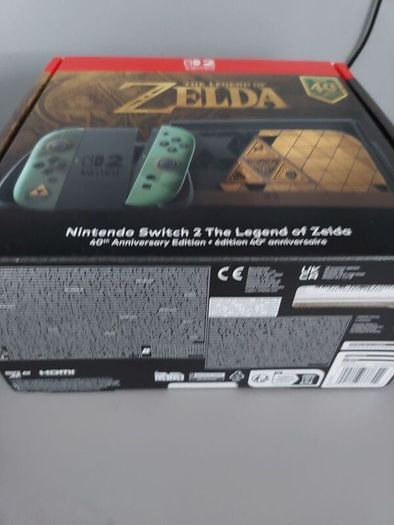 Nintendo Switch 2 The Legend of Zelda 40th Anniversary Edition Console