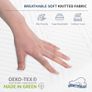 Small Double Mattress 4ft, 8 Inch Small Double Memory Foam Mattress, Medium Firm with Soft Fabric Fire Resistant Barrier, Removable cover small double bed mattress 120x190x20cm Image 4