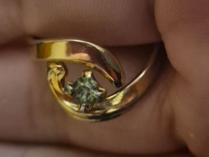 Vintage girls or slim finger ring