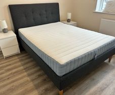 Bed frame and mattress