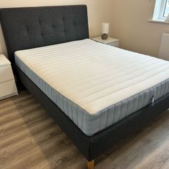 Bed frame and mattress