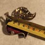 Metal Bean sheaped small trinket box with lid Image 3