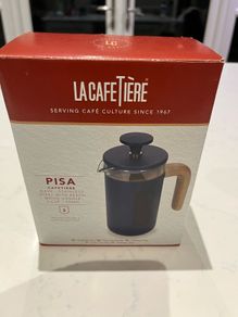 La Cafetiere Pisa French Press, 3-Cup - Navy