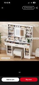 LED makeup desk