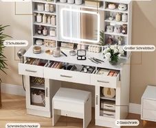 LED makeup desk