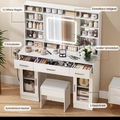 LED makeup desk