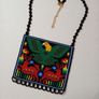 Beaded necklace with black agates Image 5