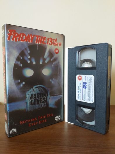 Friday The 13th Part VI JASON LIVES Horror Film VHS PAL Video Tape Cassette (SUPER ULTRA RARE) In This Exceptional Condition
