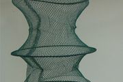 Folding Round Metal Frame Nylon Mesh Crab Crawdad Shrimp Minnow Bait Trap Cast Fish Net Fishing Landing Tackle accessory tool