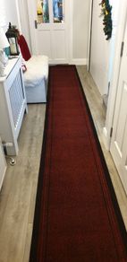 Carpet 10 m with rubbered underlay