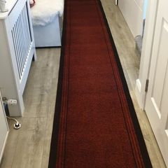 Carpet 10 m with rubbered underlay