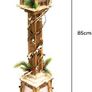 Snow Topped Wooden Lamppost Image 7