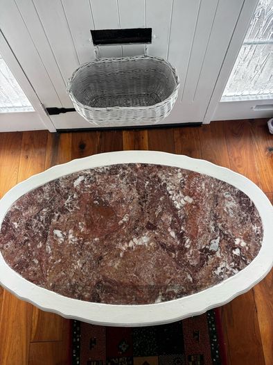 Marble top antique Coffee table