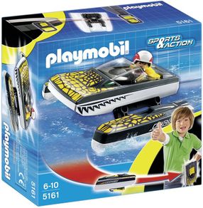 playmobil 5161 Click and Go Croc Speedboat