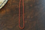 Retro cornelian string of beads