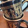 Vintage Greek Handmade 24ct Gold Demitasse Tea Set Image 2