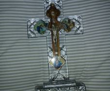 Glass crucifix