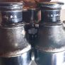 vintage binoculars and case Image 6
