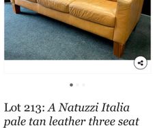 Leather Sofa and armchairs