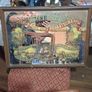 Old Pub Bar Heineken's Advertising Mirror featuring colorful lithographic illustrations Image 4