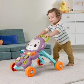 Baby Walker Learn With Me Purple Monkey Toy with Music Lights & Activities for Infants & Toddlers Ages 6+ Months