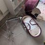 Vintage 2-in-1 German Heritage Pram - Burgundy Corduroy - Full Set & Original Straps Image 5