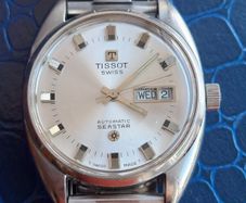 Vintage Tissot watch 1970's. The automatic movement. Working.