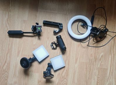 Barely used/unused camera accessories - lighting, mounts etc.