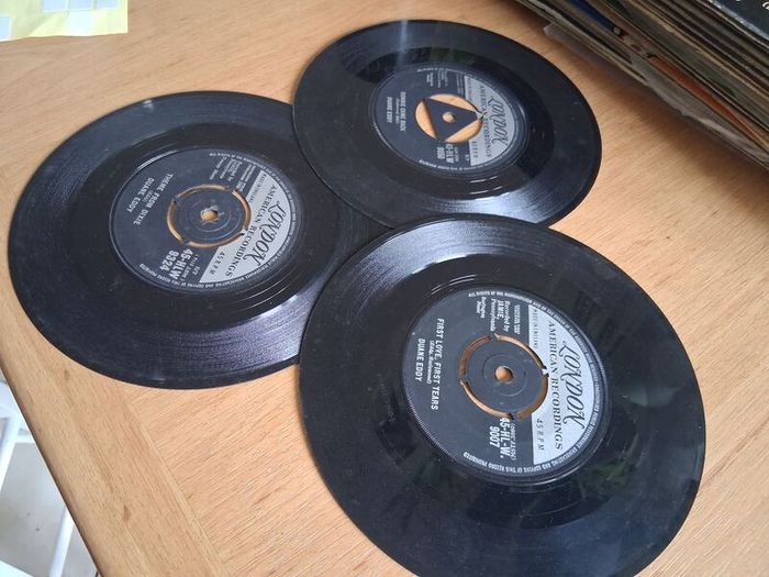 3 x Duane Eddy 7" 45s 1959/60