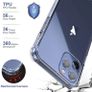 For iPhone 12 Pro Max Case ShockProof Soft Phone Cover Clear TPU Silicone Bumper - FHT09IPK2 Image 6