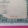 Irish 1974 Lady Lavery One pound banknote in uncirculated condition Image 3