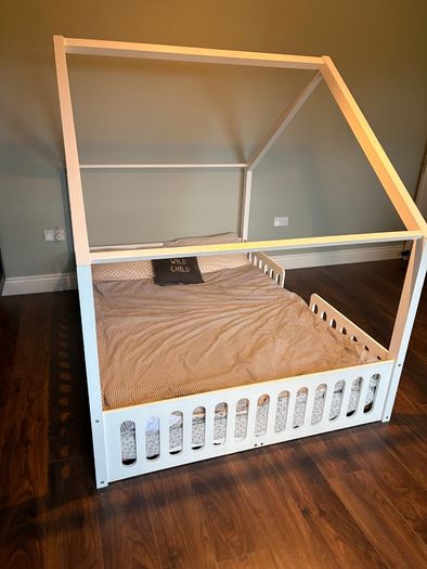 Double House Bed & Mattress