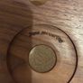 Brand new handmade wooden wine bottle and glass caddy Image 4