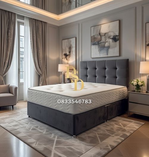 Bed, Mattress and Headboard Double