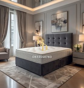 Bed, Mattress and Headboard Double