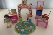 Playmobil modern house children's bedroom playset