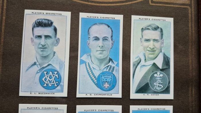 Vintage 1938 John Player & Sons "Cricketers" Framed Collection