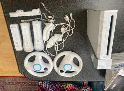 wii console and accesories