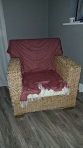 Banana Weave armchairs x 2