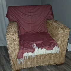 Banana Weave armchairs x 2