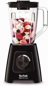 Blendforce II Blender, 1.25L Plastic Jug, 600W, 4 Removeable Stainless Steel Blades, 3 Programs + Pulse, Black