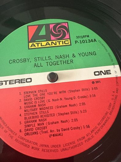 Crosby Stills Nash & Young - All Together (Japan)