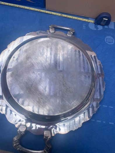 Silver Tray and cups
