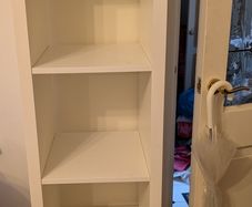 Ikea Billy narrow bookcase, white, 40 x 28 x 160m