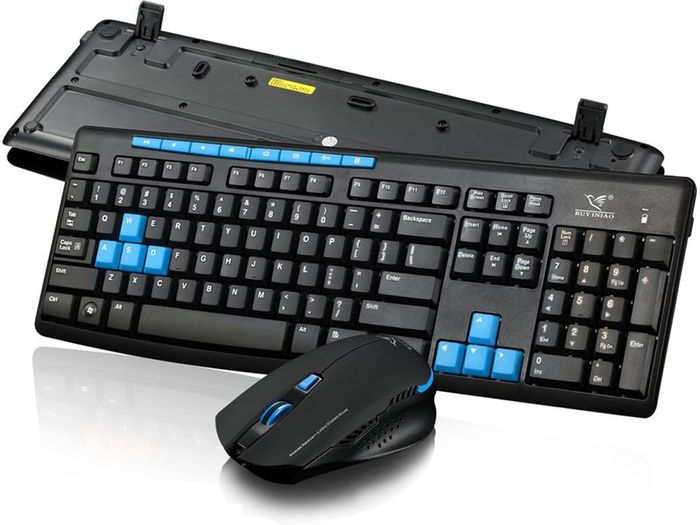 New Wireless Gaming keyboard and Mouse Combo Black